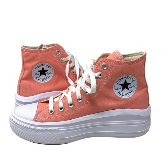 Converse Chuck Taylor Move Platform Flamingo Canvas Women's Shoes Casual A03544C - Picture 5 of 10